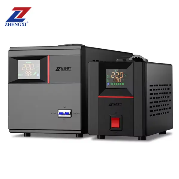 Comparison chart of relay-type vs servo-type voltage stabilizers