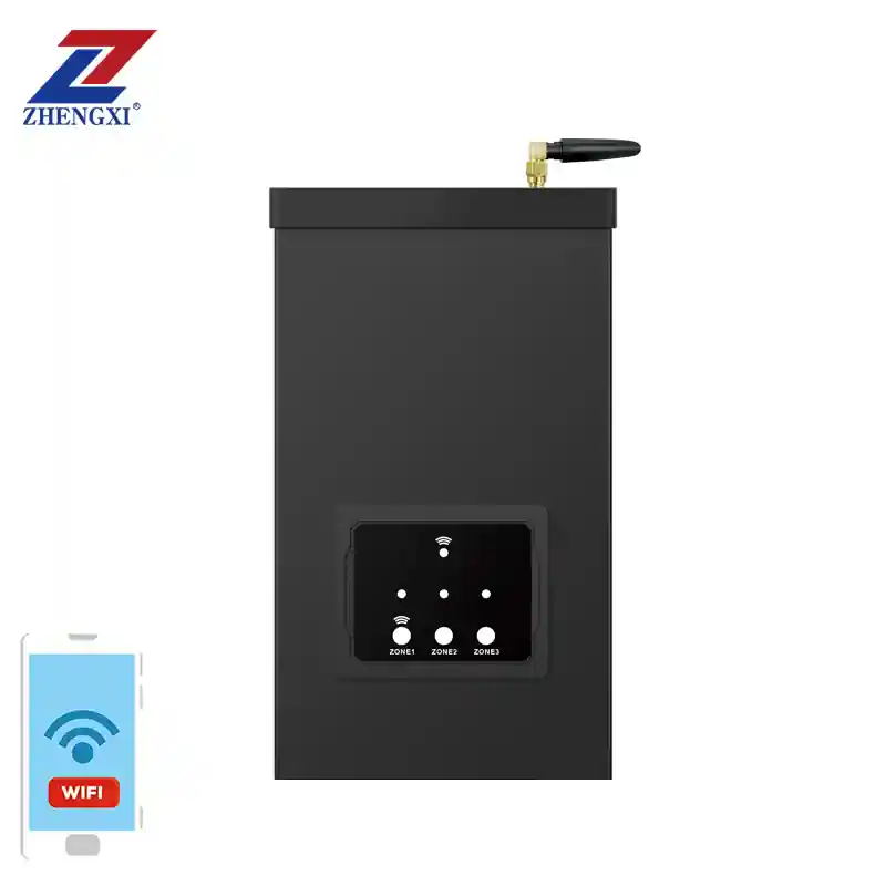 Smart WiFi Low Voltage Transformer with 3 Zones - Stainless Steel Outdoor Enclosure