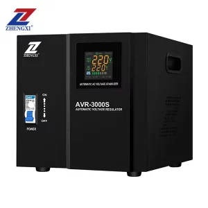 ZHENGXI servo type automatic voltage regulator AVR front view