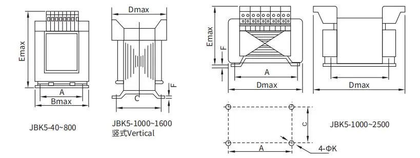 Customized 220v To 110v EI Machine Tool Control Transformer