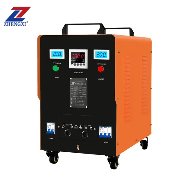 Transformador elevador DZW de 220 V monofásico a 380 V trifásico