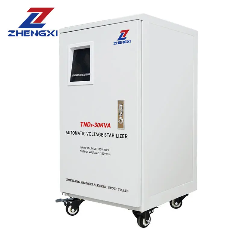 Estabilizador de voltaje monofásico para servomotores TND 10Kva-60Kva